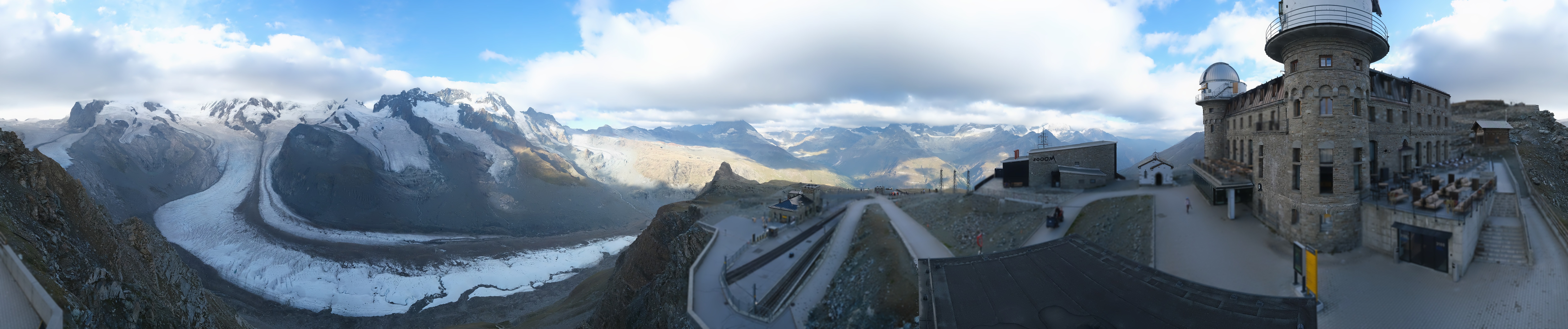 Archiv Foto Webcam Gornergrat Kulm Zermatt