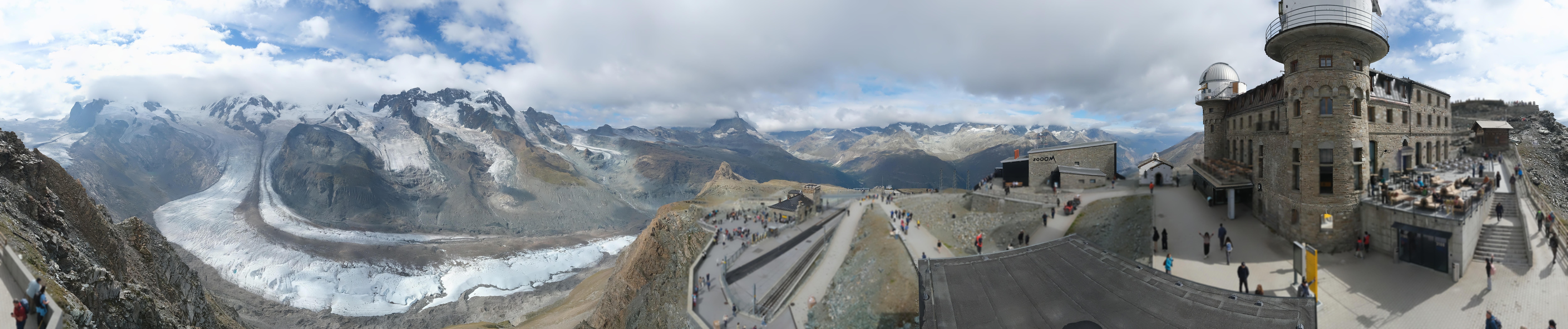 Archiv Foto Webcam Gornergrat Kulm Zermatt
