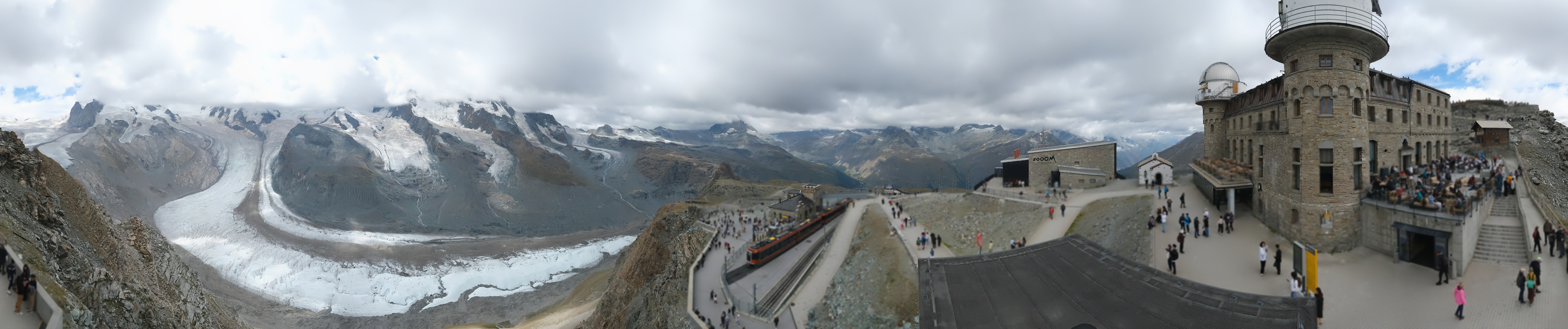 Archiv Foto Webcam Gornergrat Kulm Zermatt