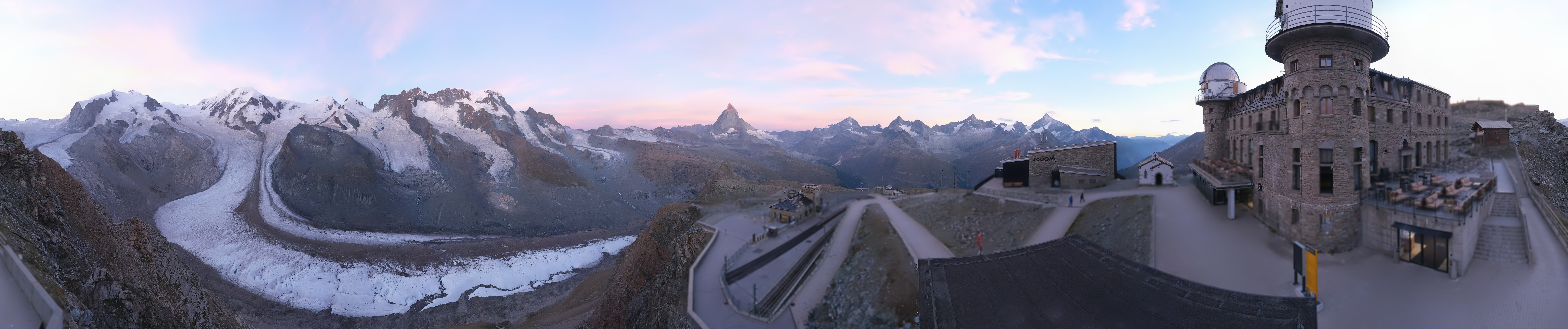 Archiv Foto Webcam Gornergrat Kulm Zermatt