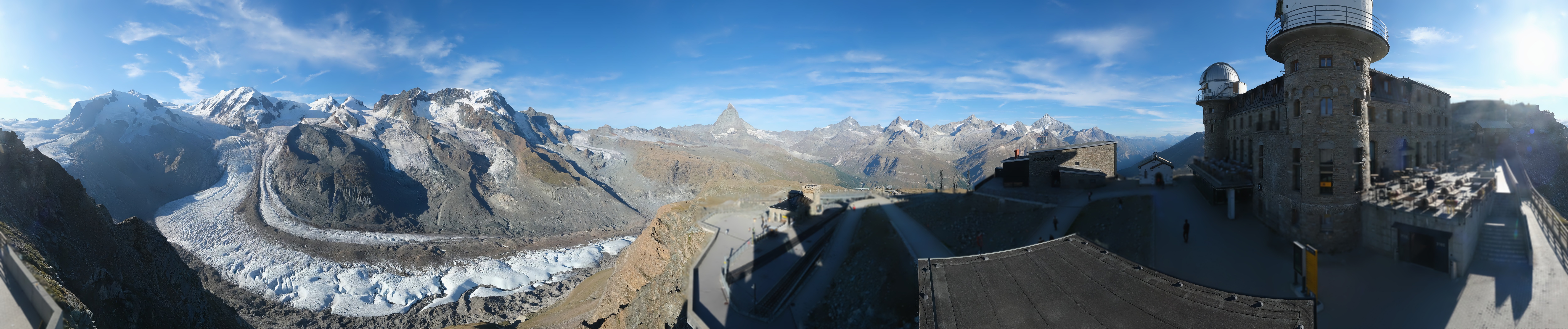 Archiv Foto Webcam Gornergrat Kulm Zermatt