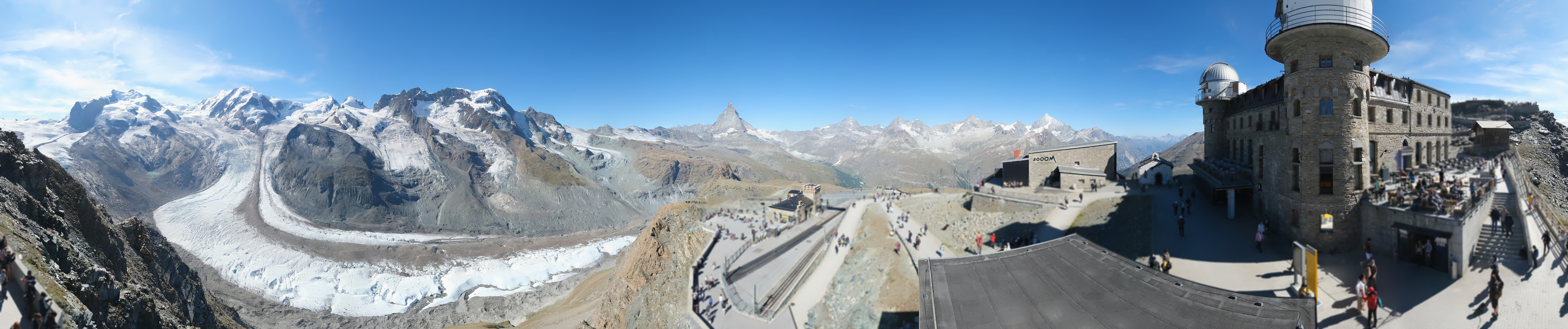 Archiv Foto Webcam Gornergrat Kulm Zermatt