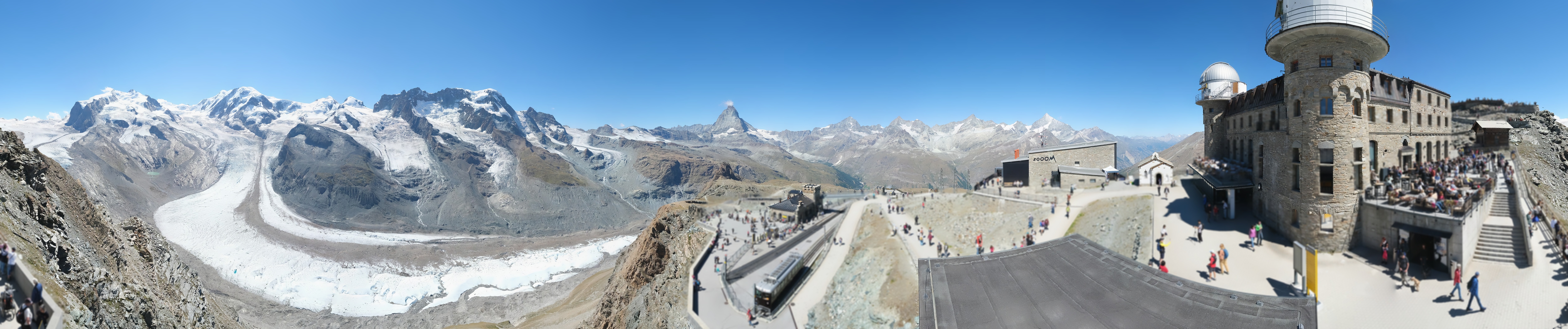 Archiv Foto Webcam Gornergrat Kulm Zermatt