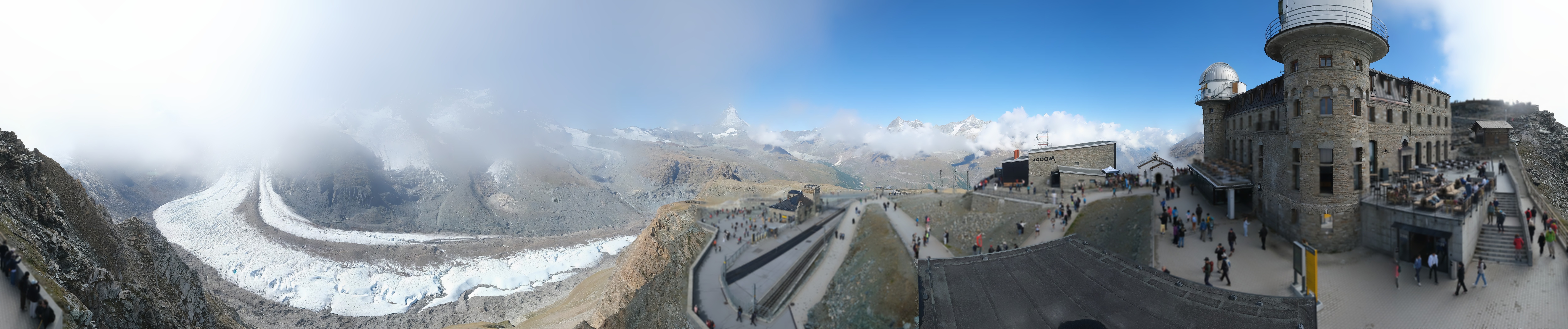 Archiv Foto Webcam Gornergrat Kulm Zermatt