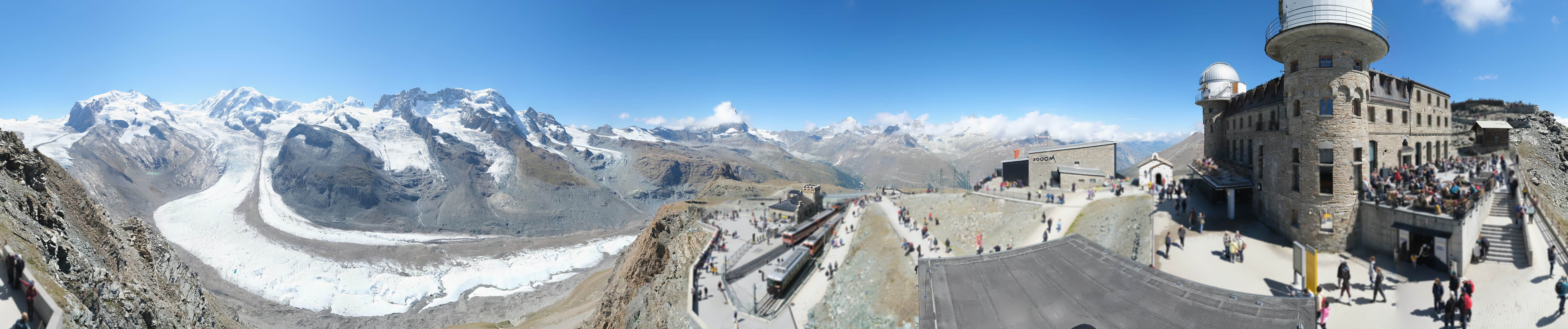 Archiv Foto Webcam Gornergrat Kulm Zermatt