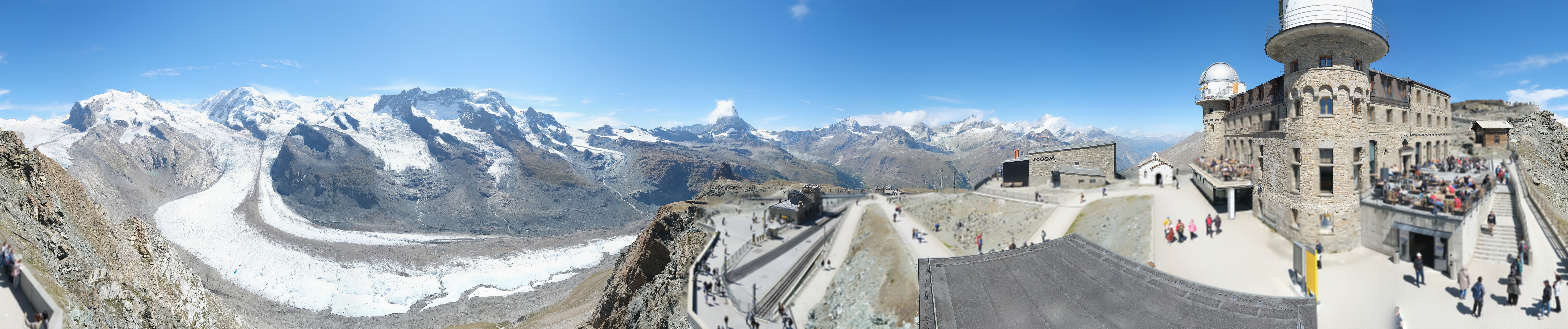 Archiv Foto Webcam Gornergrat Kulm Zermatt