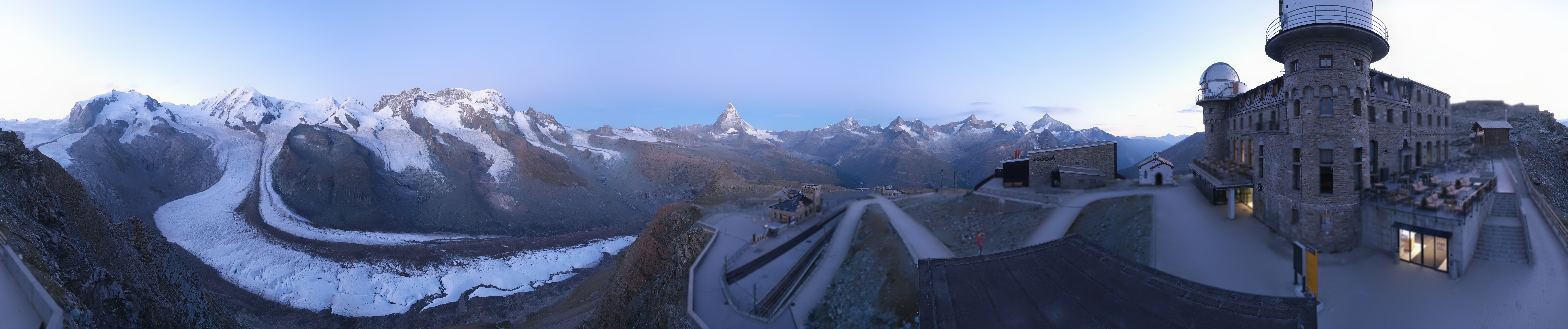Archiv Foto Webcam Gornergrat Kulm Zermatt
