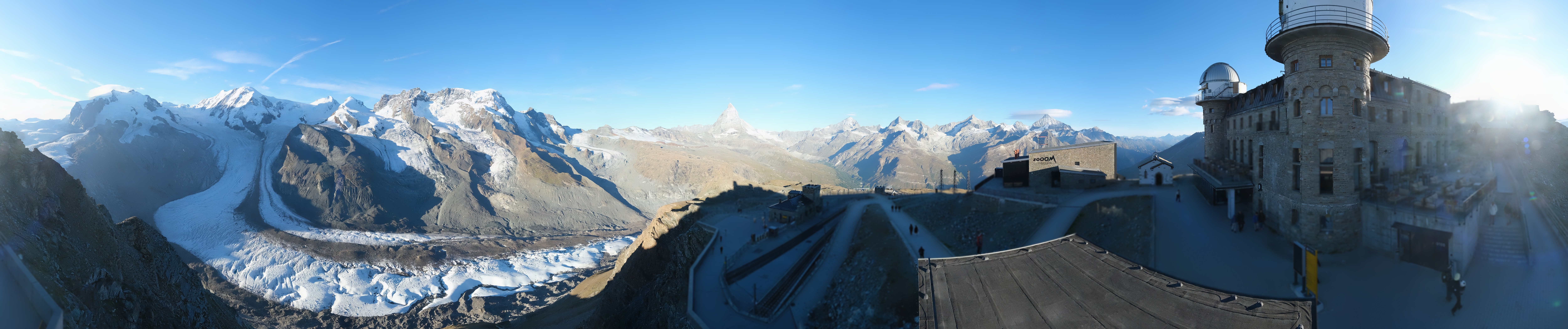 Archiv Foto Webcam Gornergrat Kulm Zermatt
