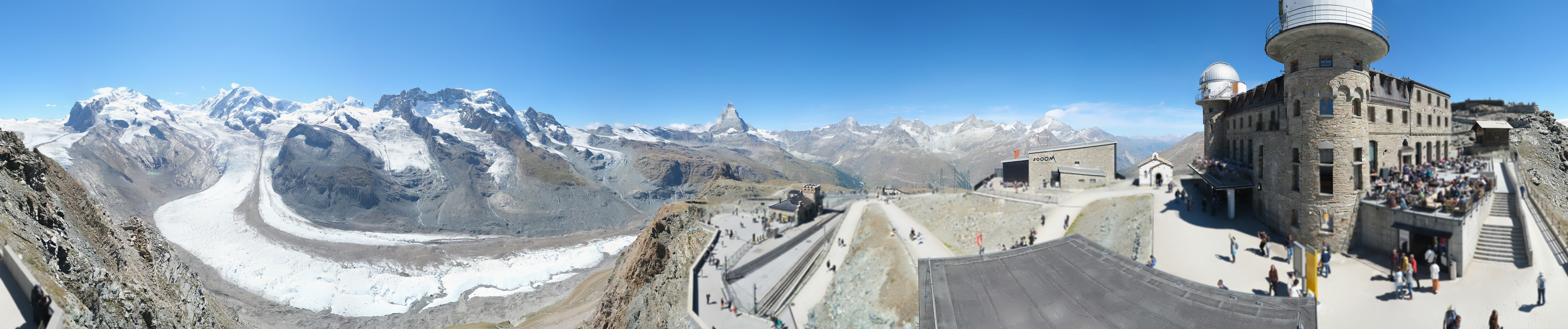 Archiv Foto Webcam Gornergrat Kulm Zermatt