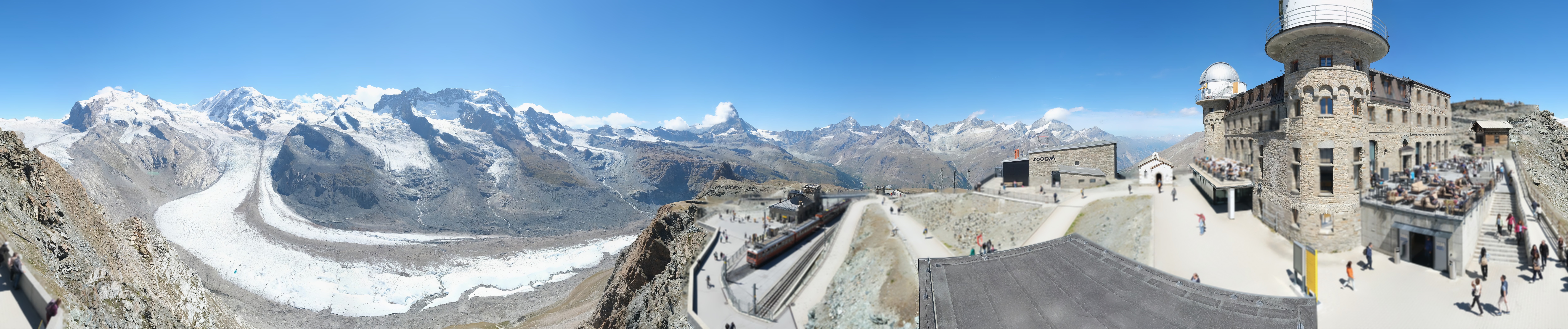 Archiv Foto Webcam Gornergrat Kulm Zermatt