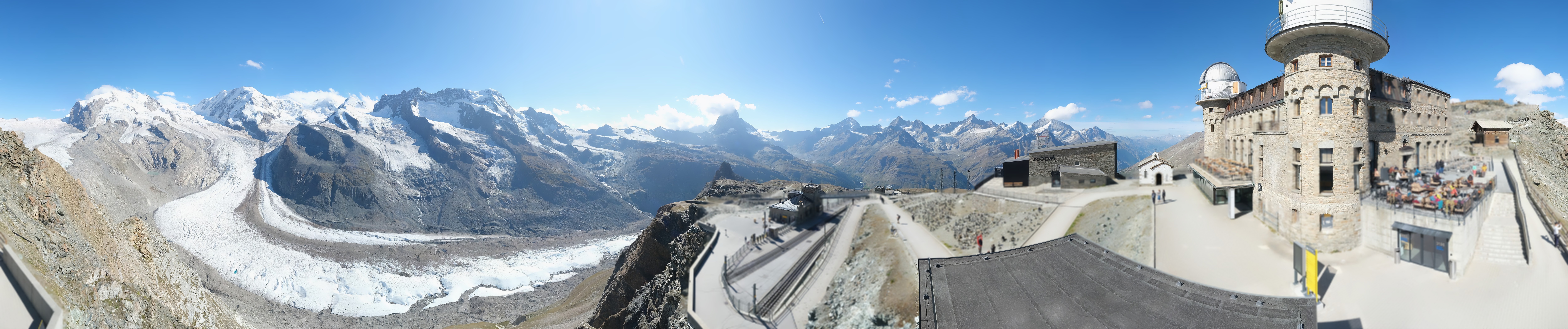 Archiv Foto Webcam Gornergrat Kulm Zermatt