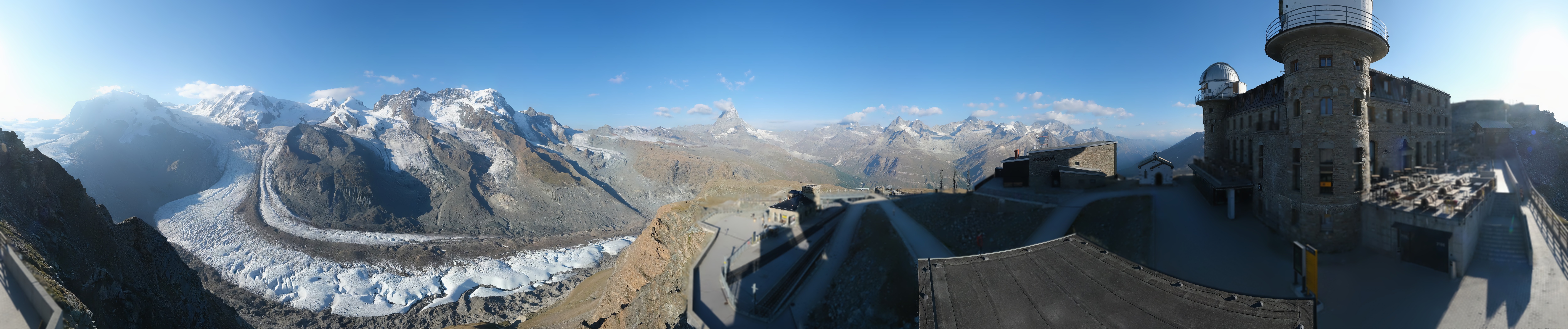 Archiv Foto Webcam Gornergrat Kulm Zermatt