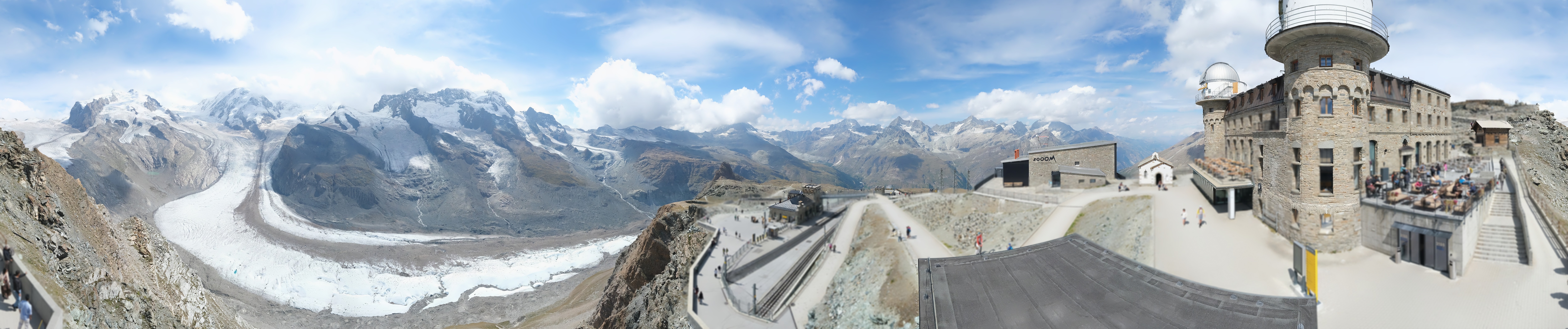 Archiv Foto Webcam Gornergrat Kulm Zermatt