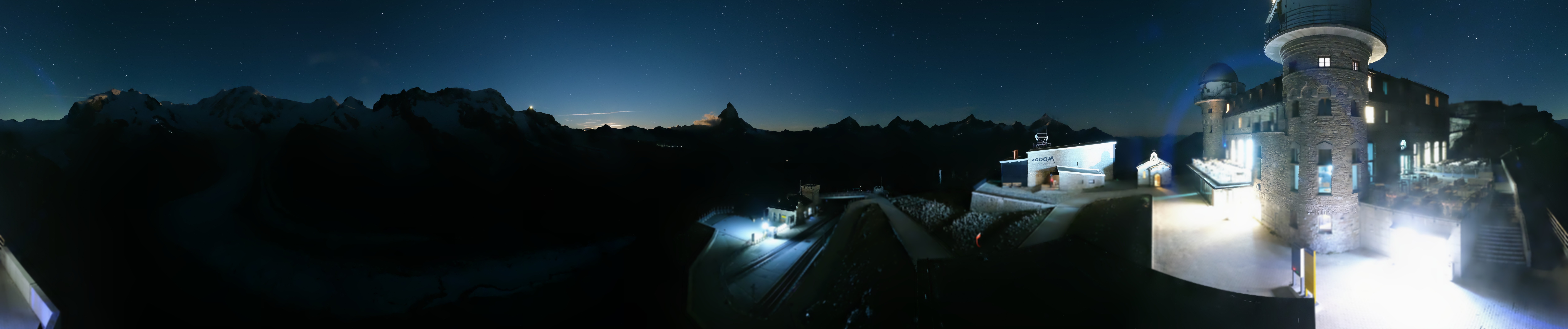 Archived image Webcam Gornergrat Kulm Zermatt