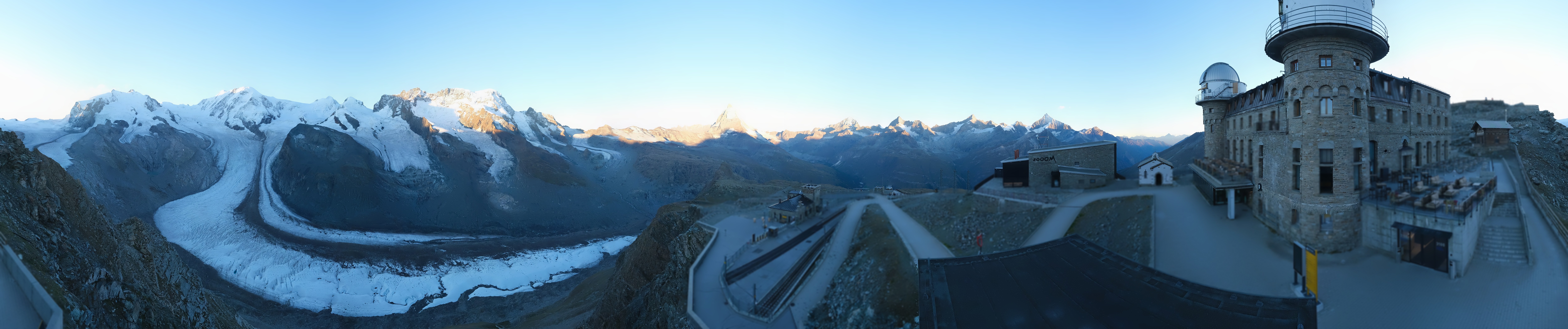 Archived image Webcam Gornergrat Kulm Zermatt