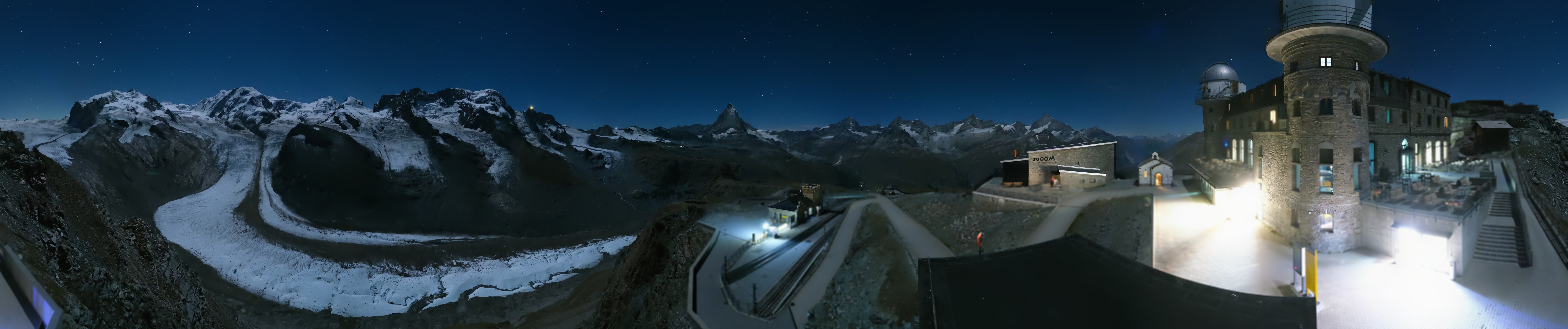 Archived image Webcam Gornergrat Kulm Zermatt