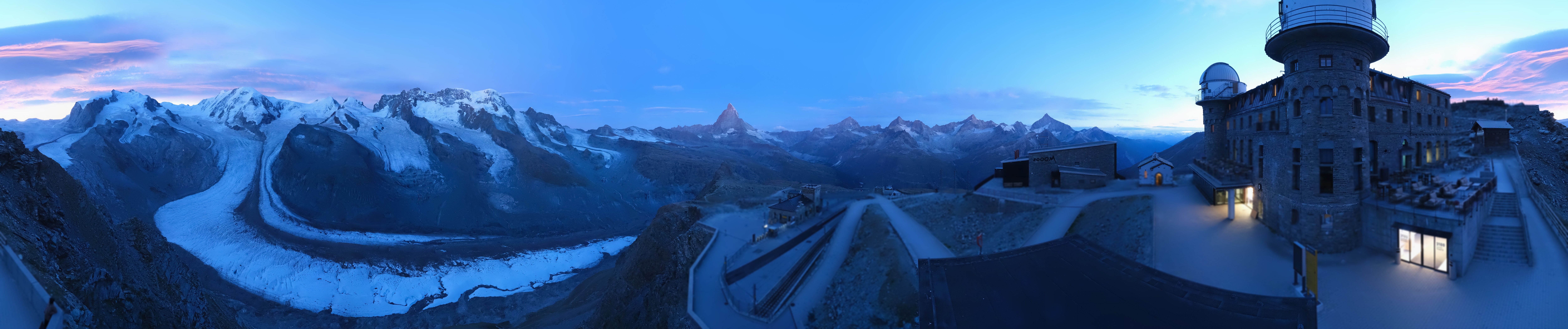 Archiv Foto Webcam Gornergrat Kulm Zermatt