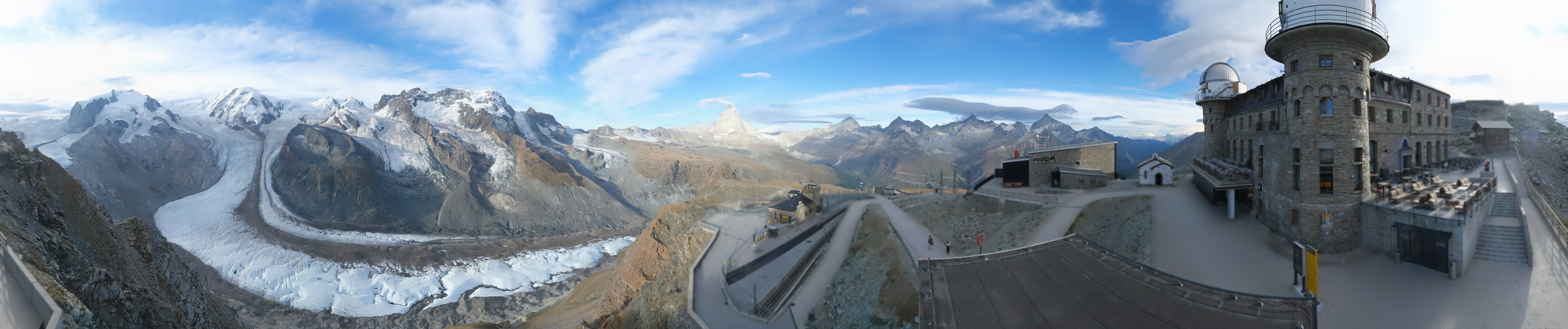Archiv Foto Webcam Gornergrat Kulm Zermatt