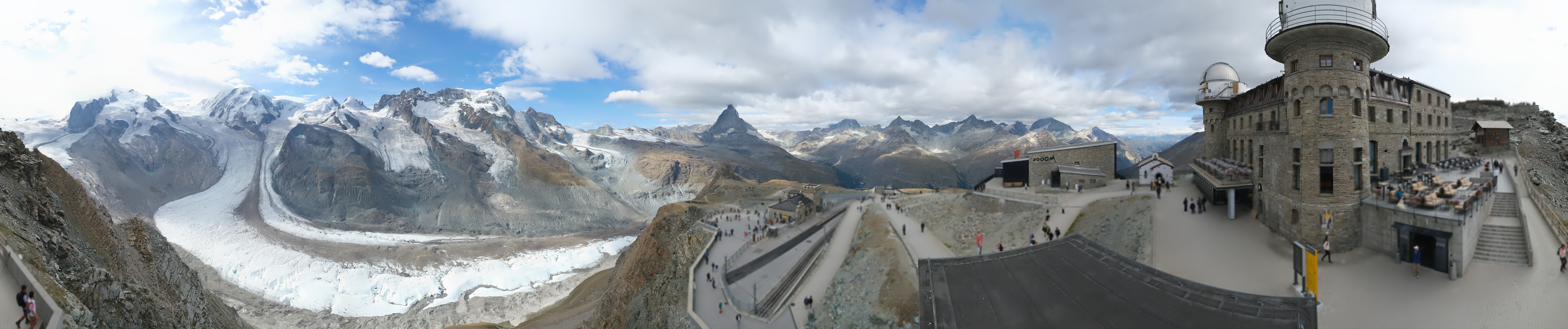 Archiv Foto Webcam Gornergrat Kulm Zermatt