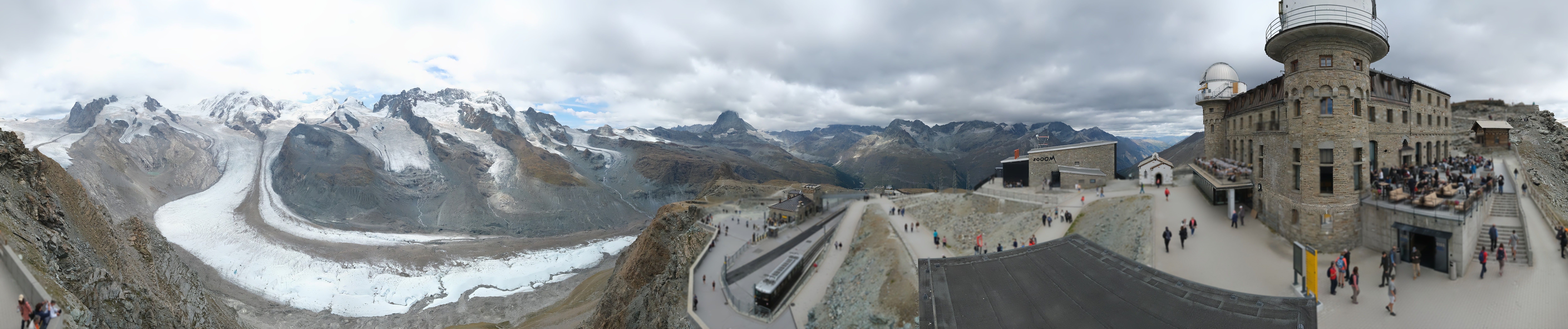 Archiv Foto Webcam Gornergrat Kulm Zermatt