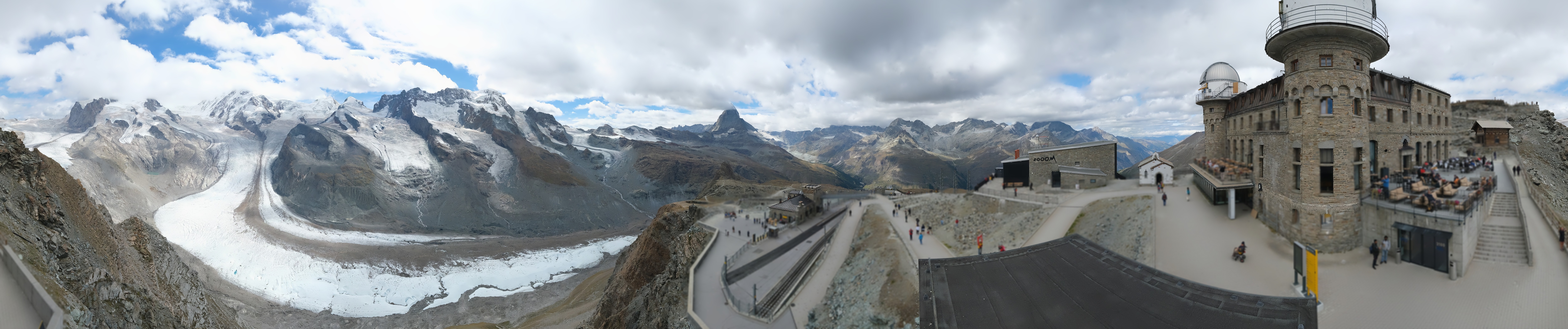 Archiv Foto Webcam Gornergrat Kulm Zermatt