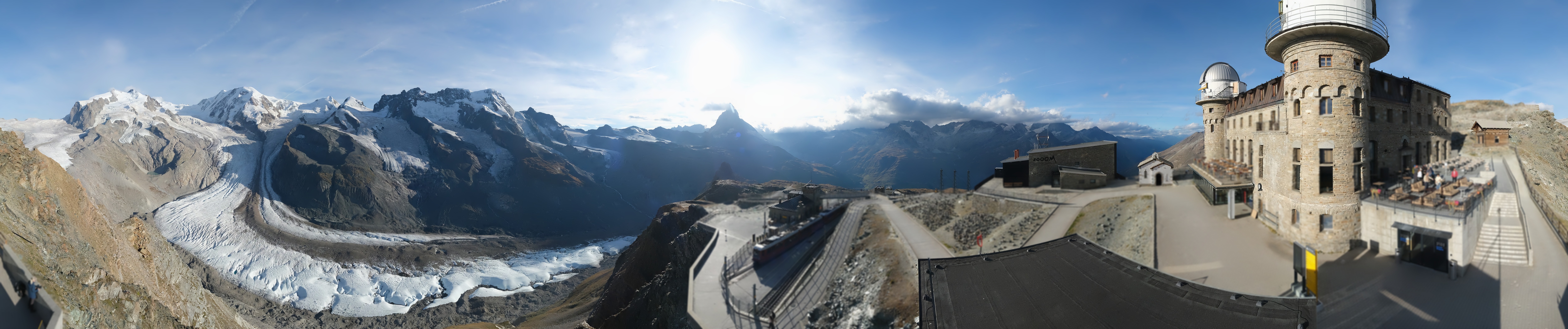 Archiv Foto Webcam Gornergrat Kulm Zermatt
