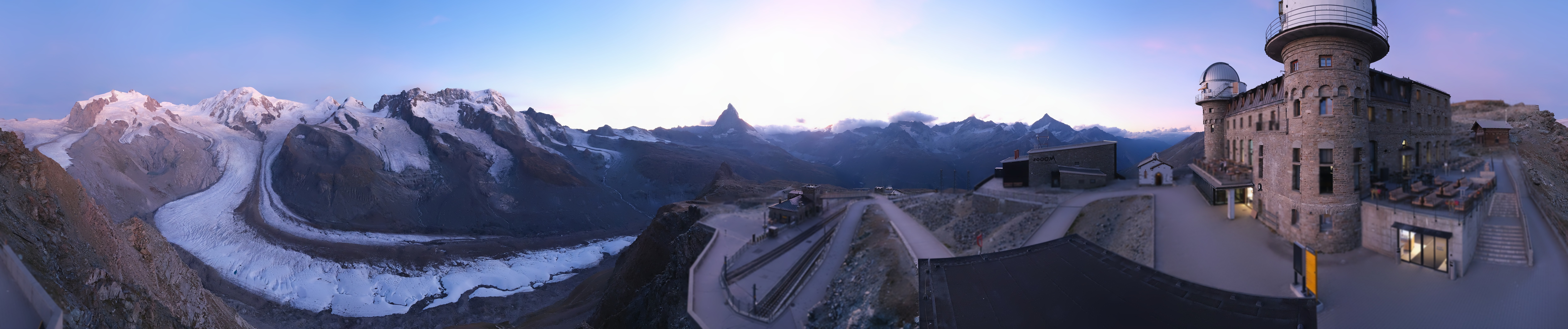 Archiv Foto Webcam Gornergrat Kulm Zermatt