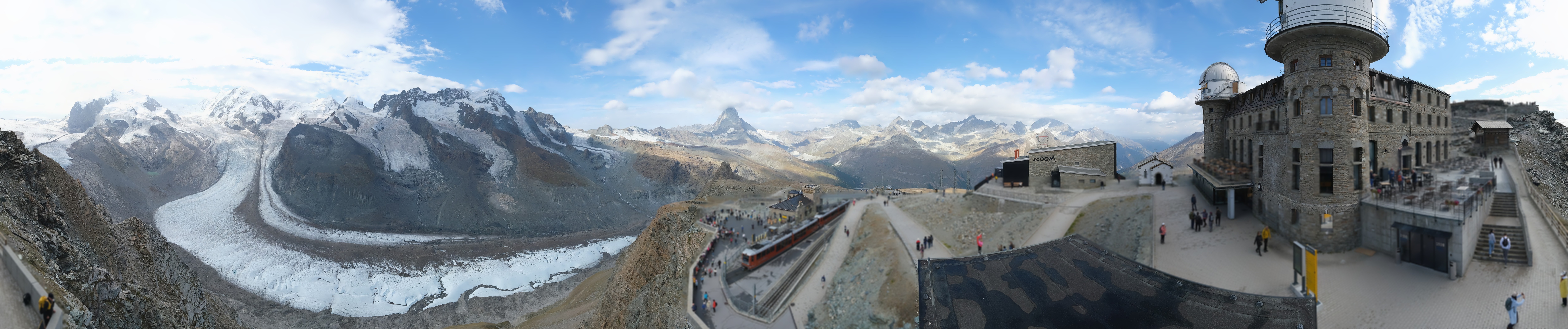 Archiv Foto Webcam Gornergrat Kulm Zermatt