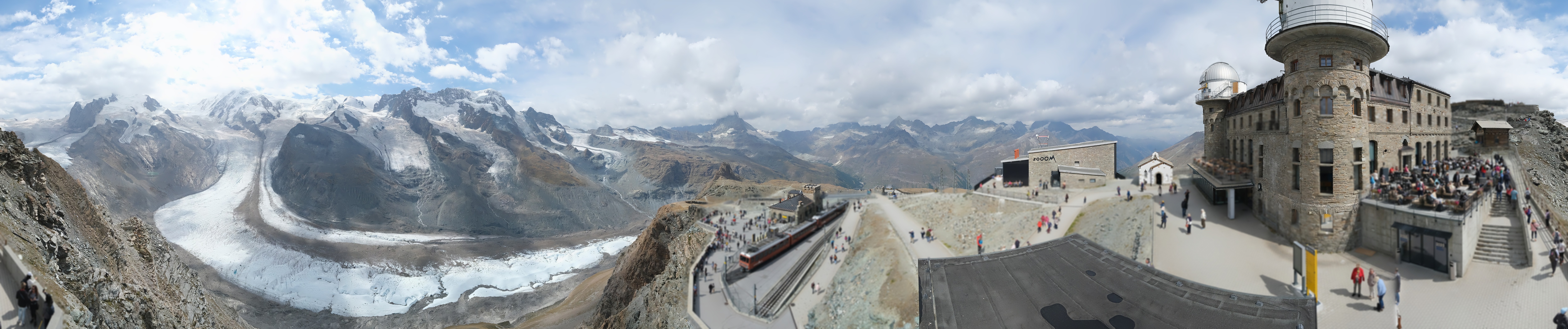 Archiv Foto Webcam Gornergrat Kulm Zermatt