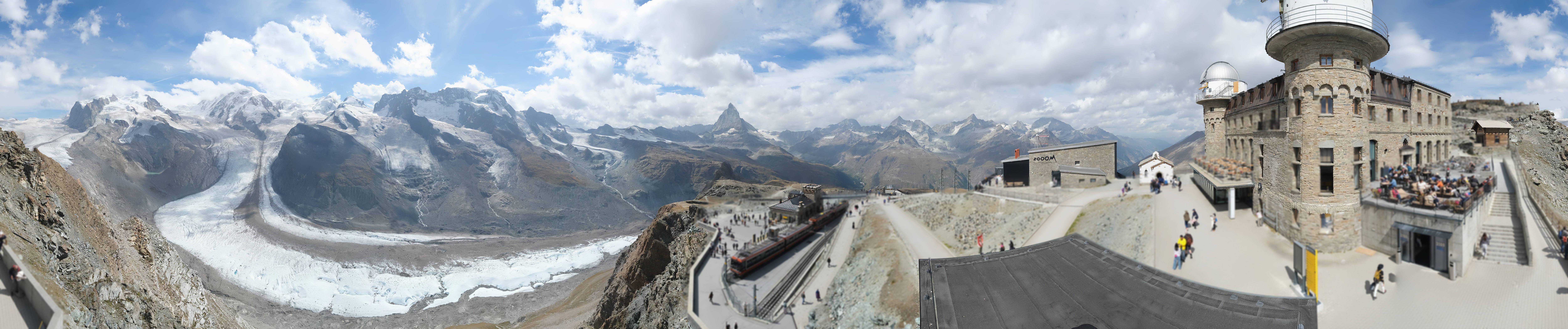 Archiv Foto Webcam Gornergrat Kulm Zermatt