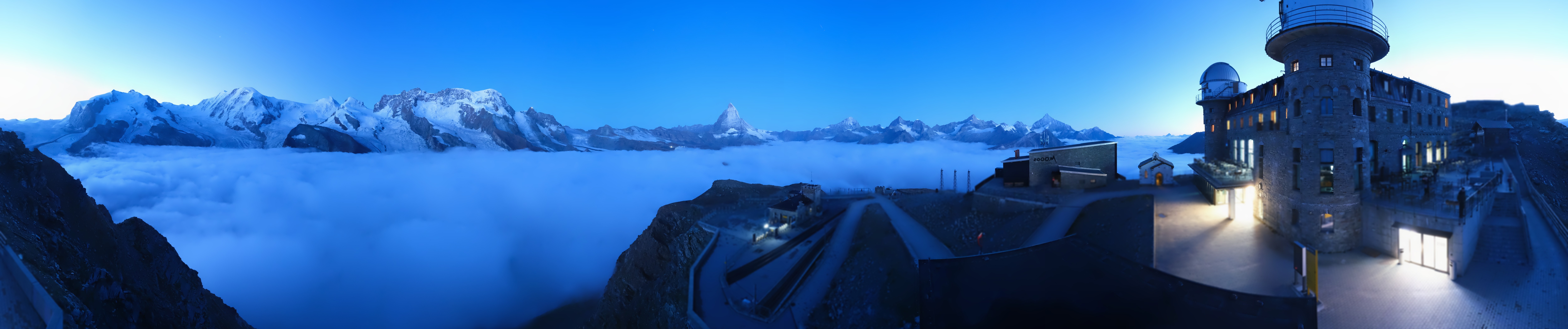 Archiv Foto Webcam Gornergrat Kulm Zermatt