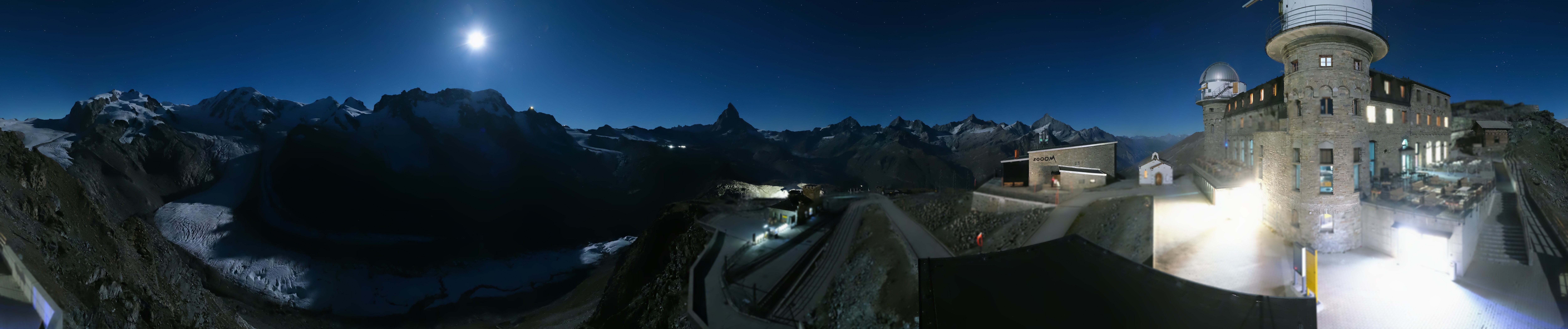 Archived image Webcam Gornergrat Kulm Zermatt