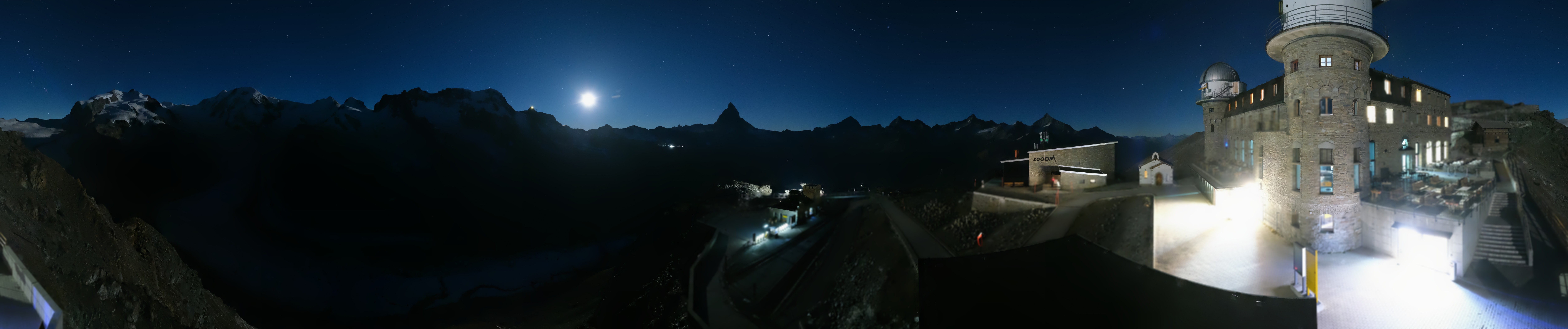 Archived image Webcam Gornergrat Kulm Zermatt
