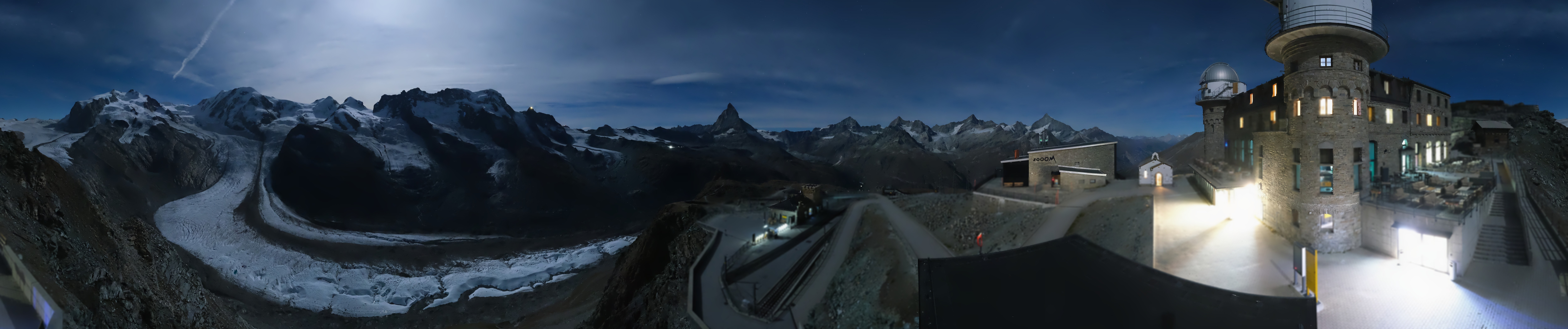 Archiv Foto Webcam Gornergrat Kulm Zermatt