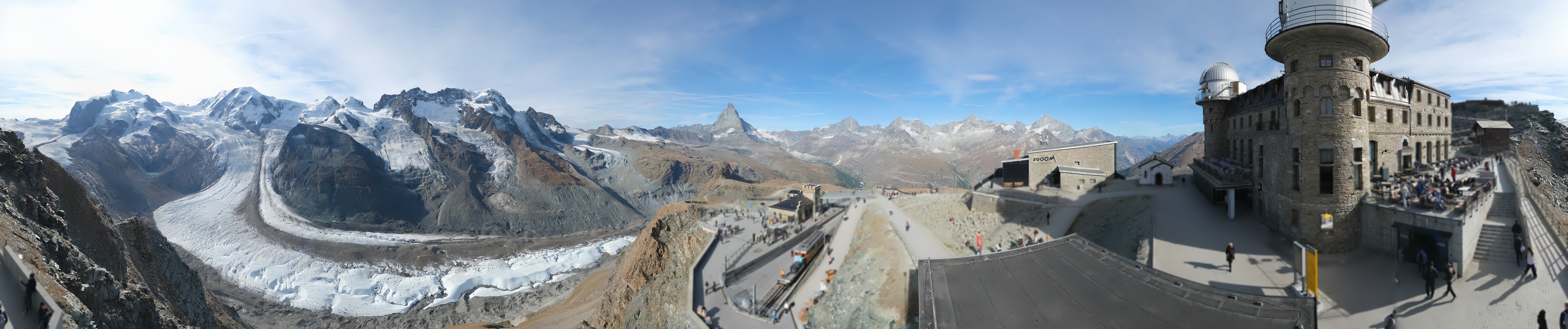Archiv Foto Webcam Gornergrat Kulm Zermatt