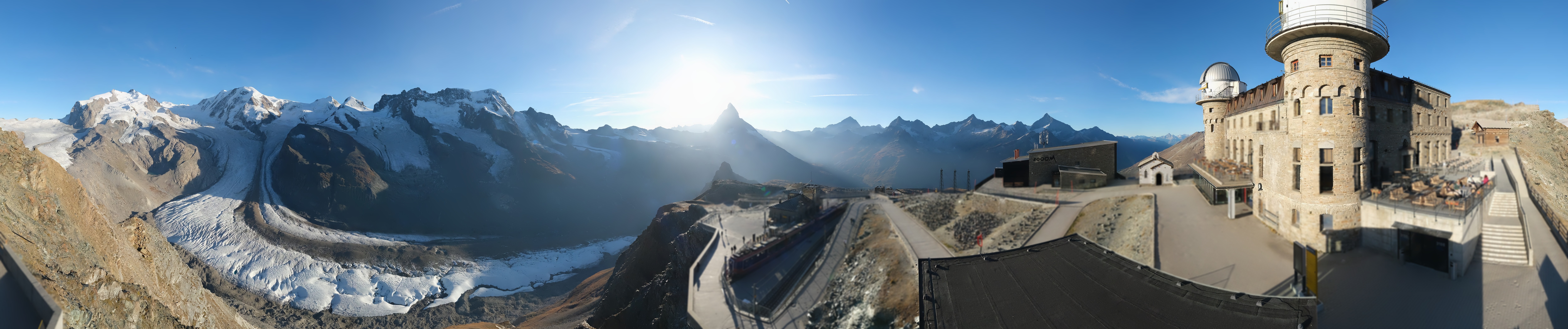 Archiv Foto Webcam Gornergrat Kulm Zermatt