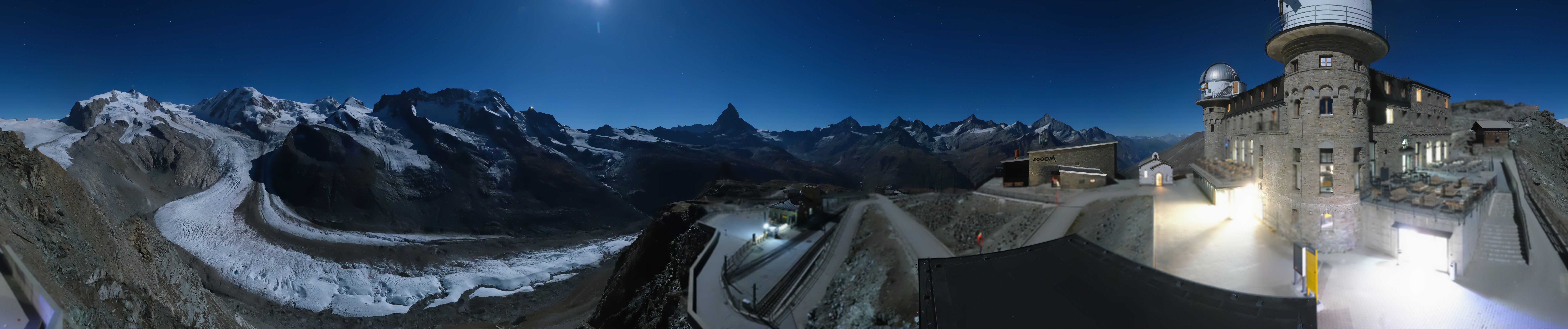 Archiv Foto Webcam Gornergrat Kulm Zermatt