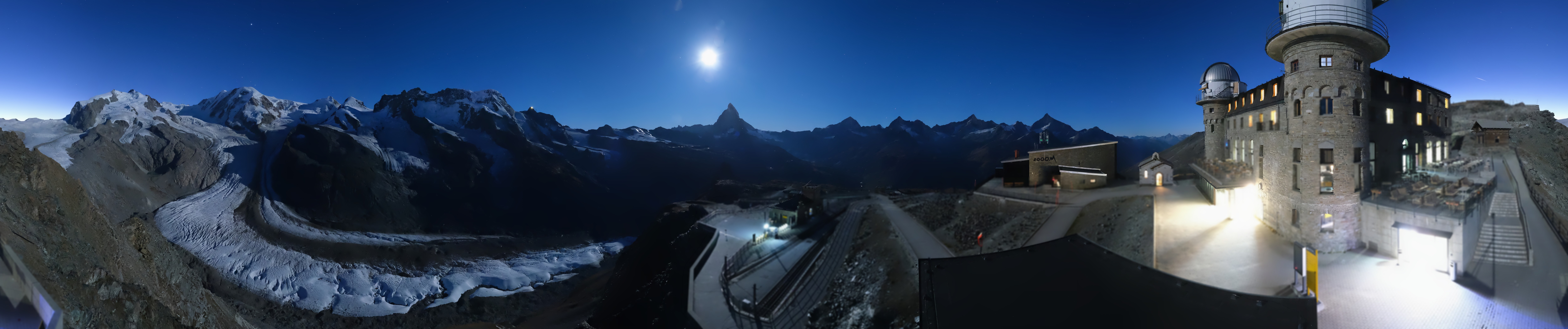 Archiv Foto Webcam Gornergrat Kulm Zermatt