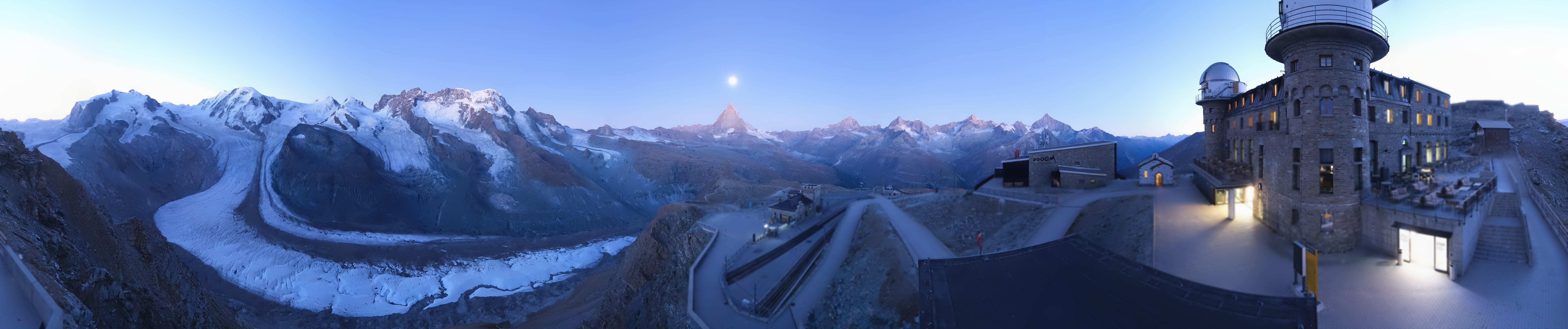 Archiv Foto Webcam Gornergrat Kulm Zermatt