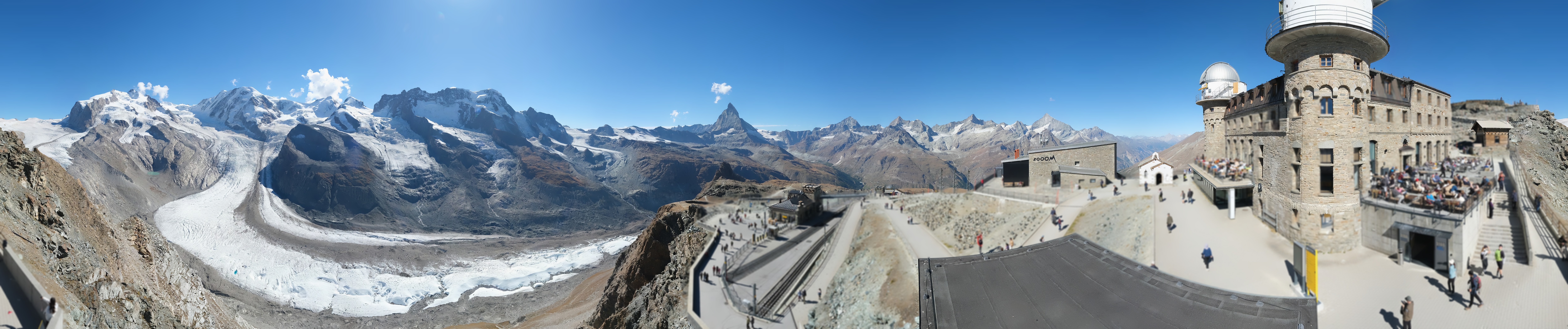 Archiv Foto Webcam Gornergrat Kulm Zermatt