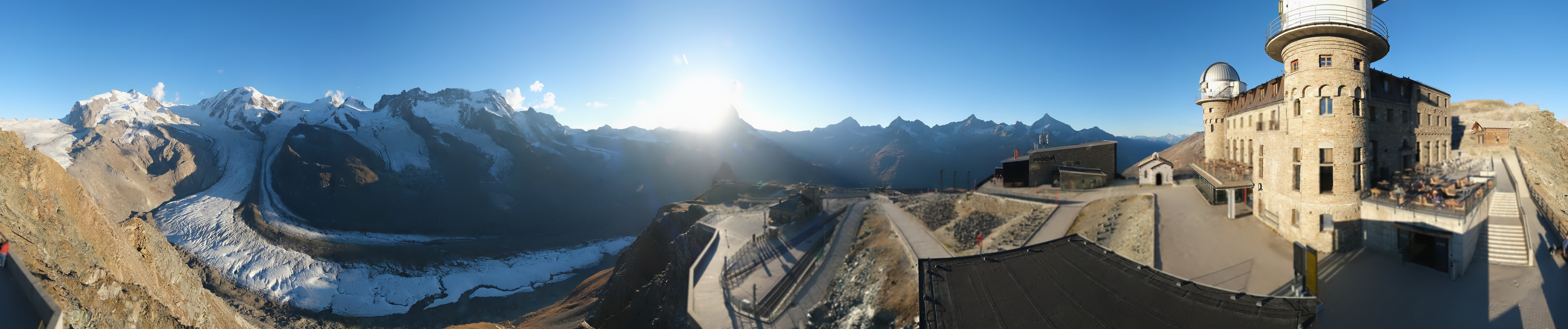 Archiv Foto Webcam Gornergrat Kulm Zermatt