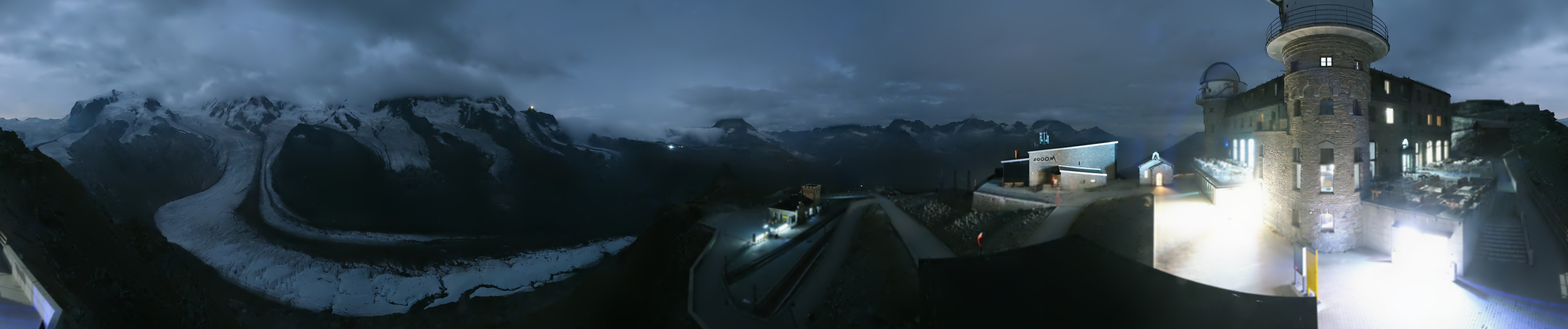 Archived image Webcam Gornergrat Kulm Zermatt