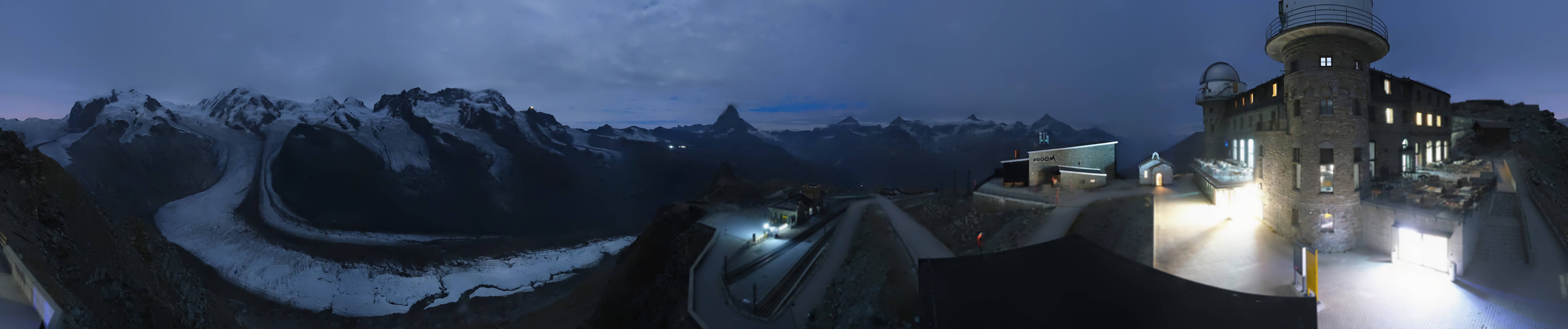 Archived image Webcam Gornergrat Kulm Zermatt