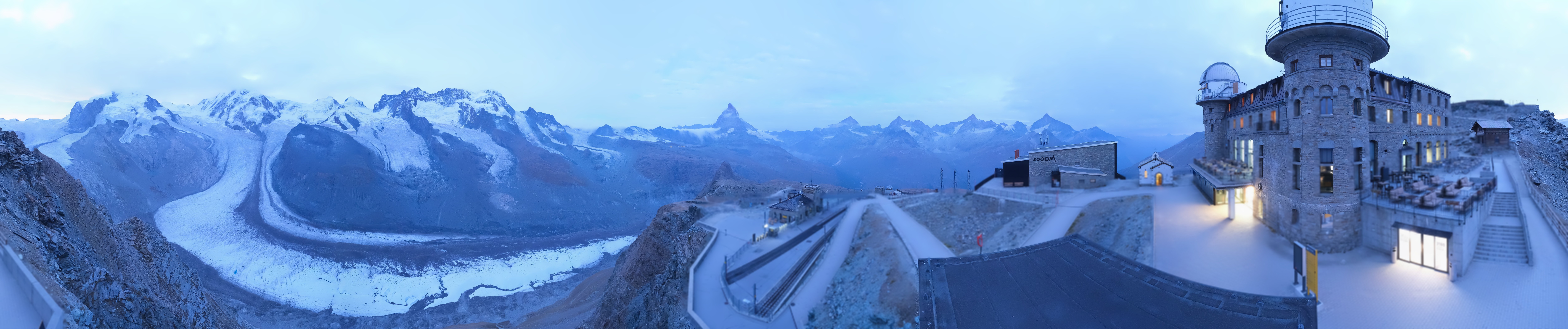 Archived image Webcam Gornergrat Kulm Zermatt