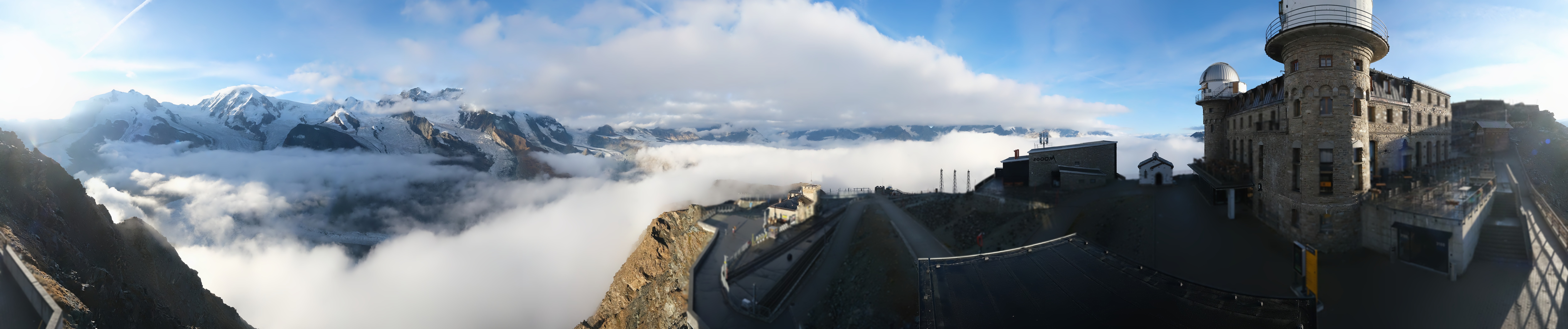 Archiv Foto Webcam Gornergrat Kulm Zermatt