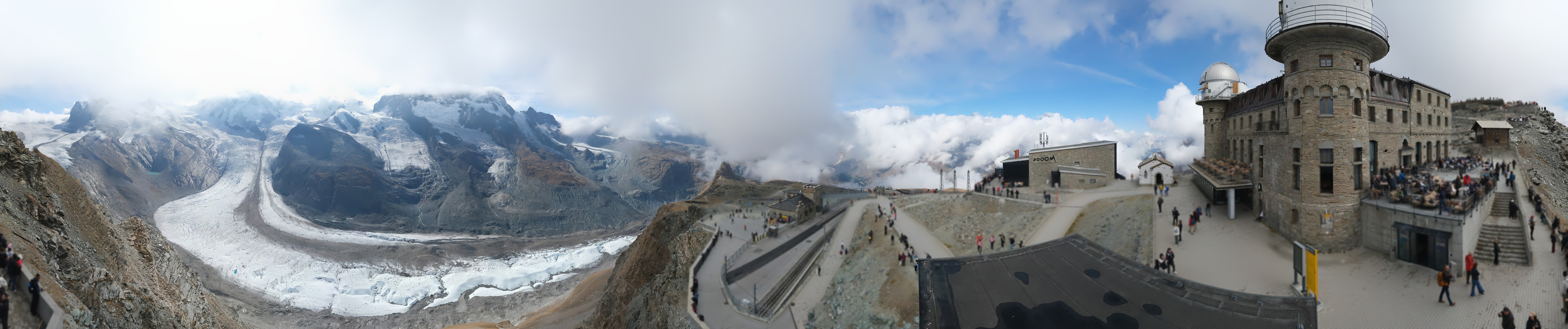 Archiv Foto Webcam Gornergrat Kulm Zermatt