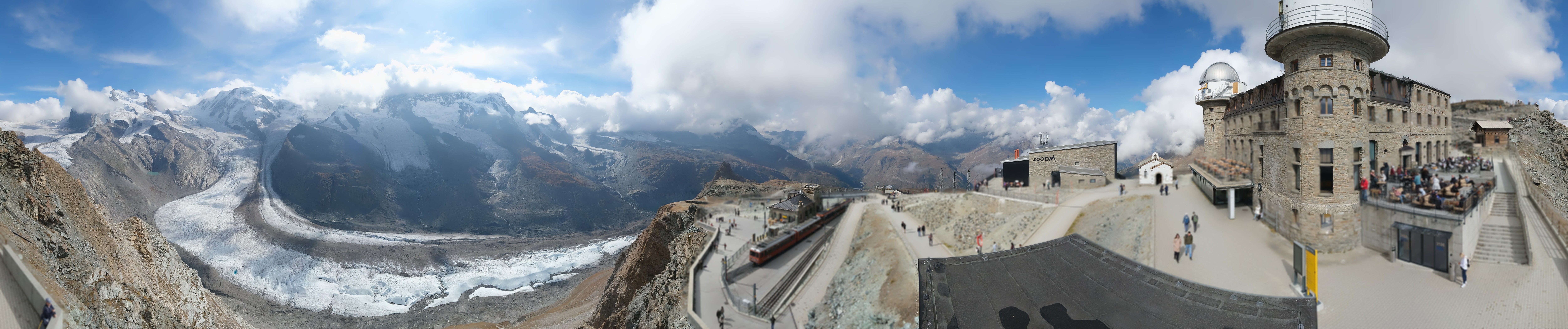 Archiv Foto Webcam Gornergrat Kulm Zermatt
