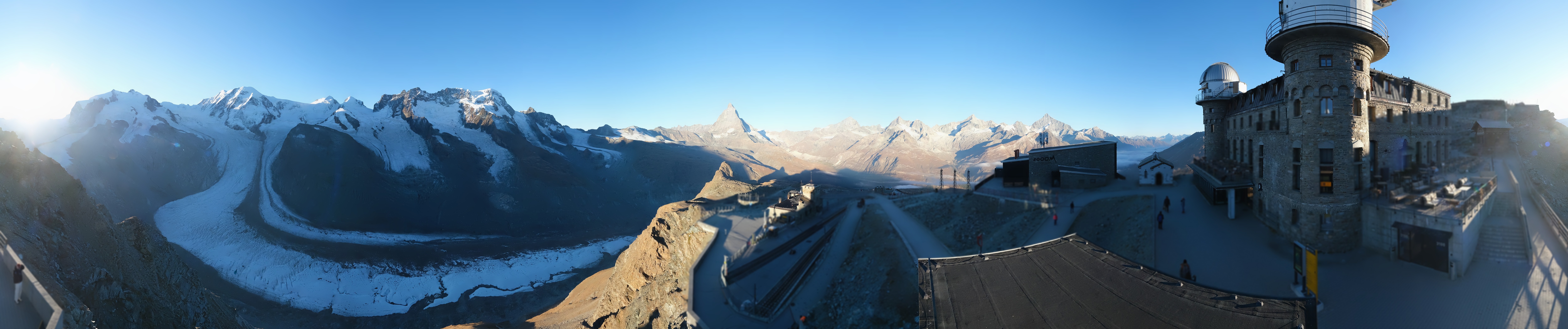 Archiv Foto Webcam Gornergrat Kulm Zermatt