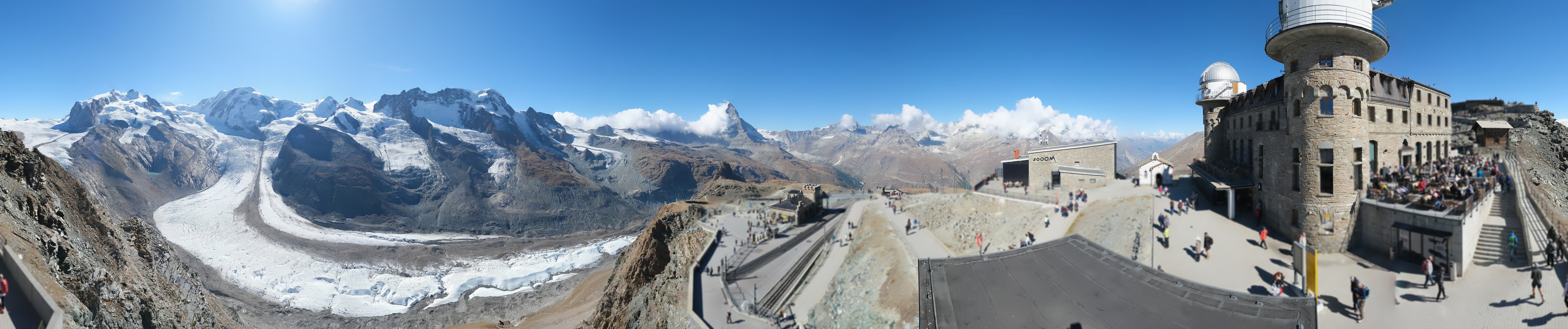 Archiv Foto Webcam Gornergrat Kulm Zermatt
