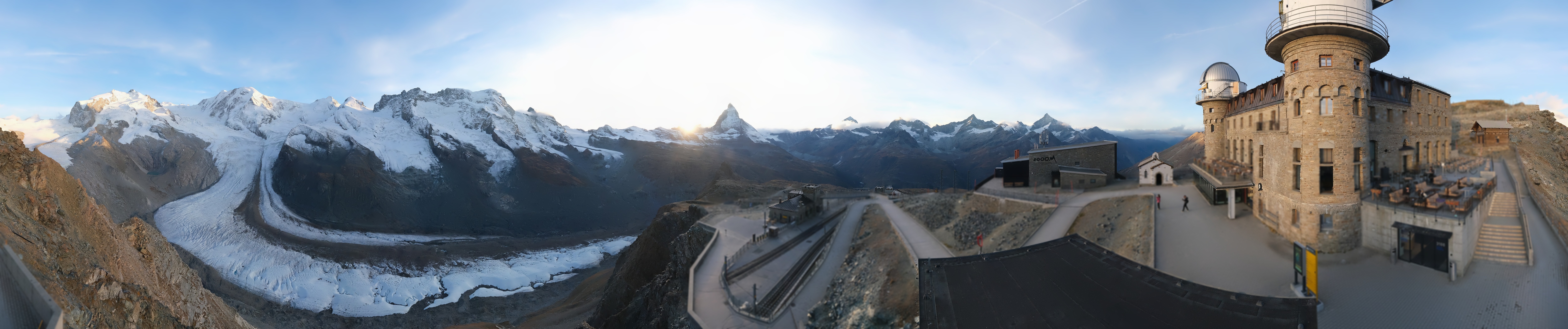 Archiv Foto Webcam Gornergrat Kulm Zermatt